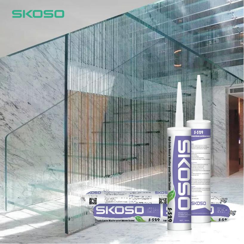 S-529 Высококачественный нейтральный атмосферостойкий силиконовый герметик